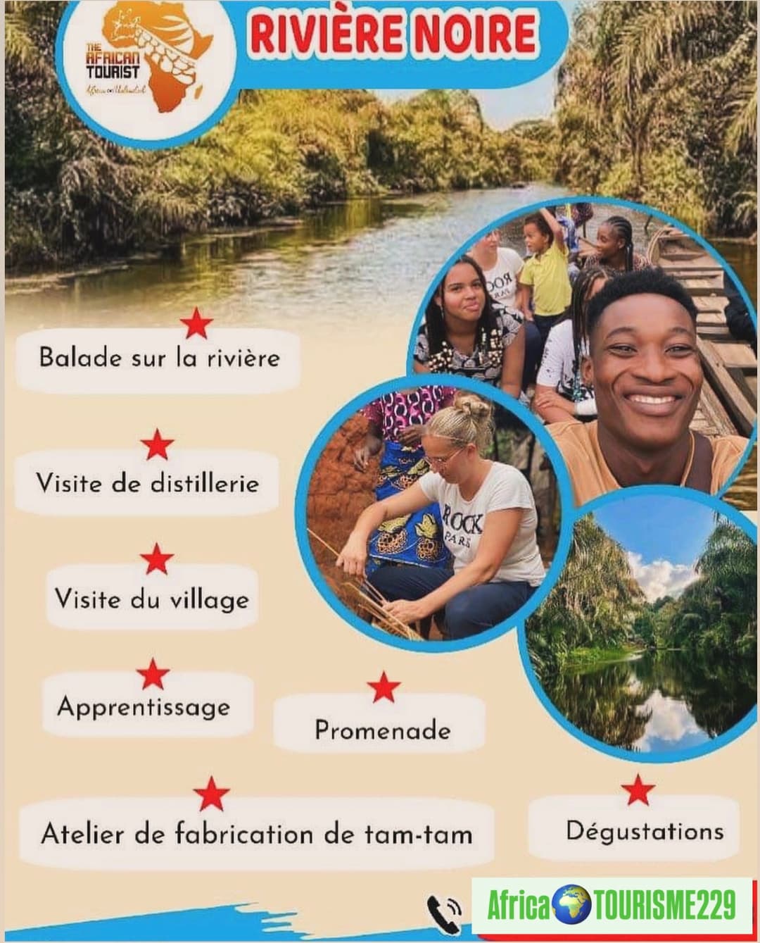 Visitez La Rivière Noire D'adjarra